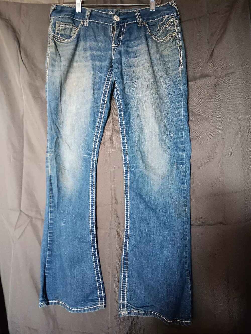 Amethyst Jeans Women's  Washed Blue Bootcut Jeans